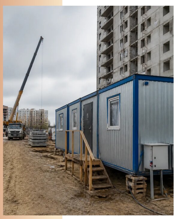 Аренда строительных вагончиков для рабочих в Борзе